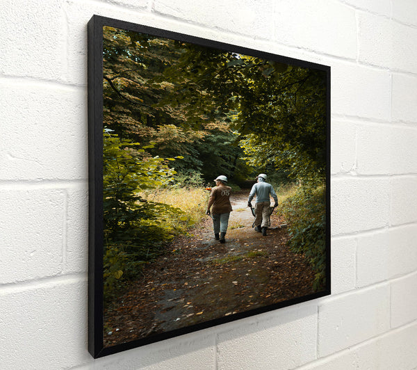 Green Forest Path Walkers