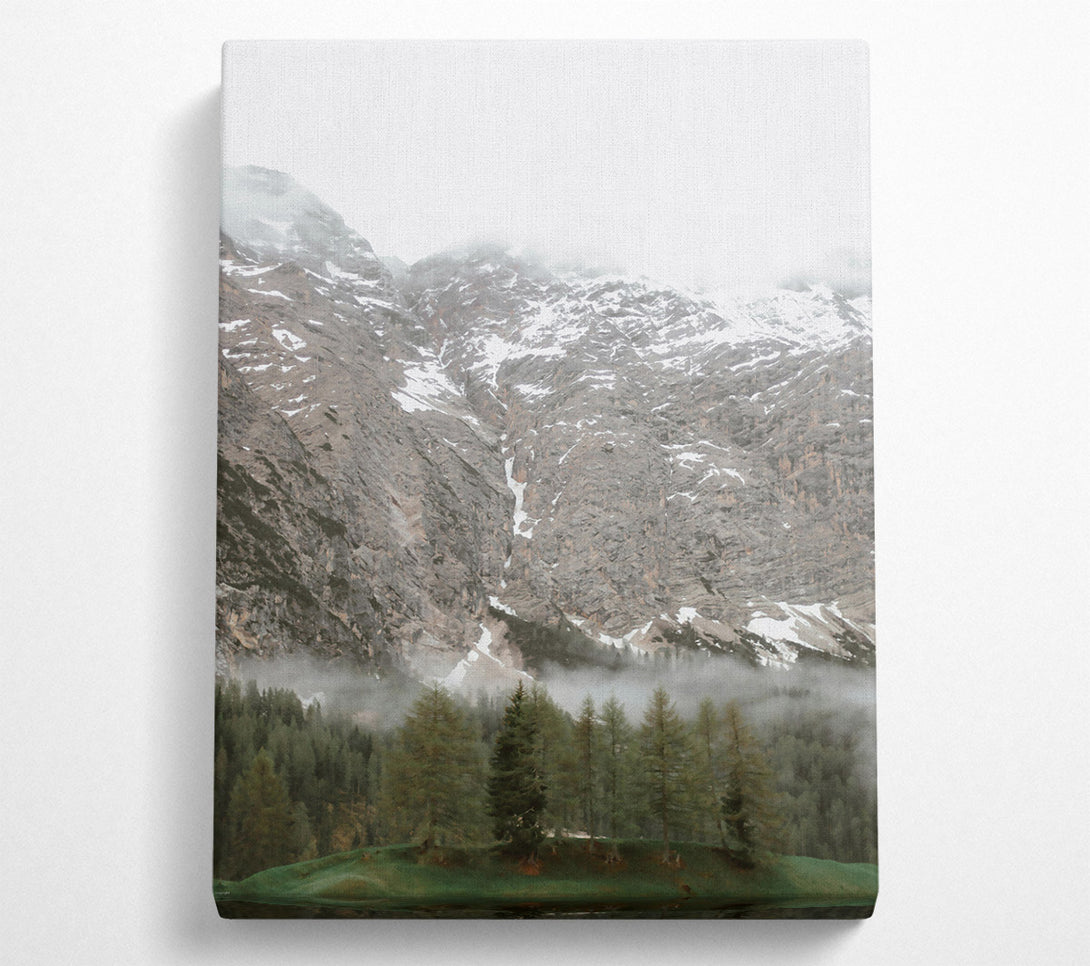  A Canvas Print of Silver Mountain Mist Canvas Art