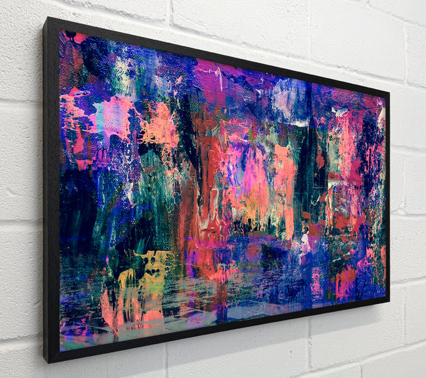 Indigo Abstract Expressionism
