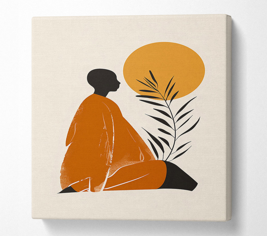  A Canvas Print of Sunset In Rust Canvas Art