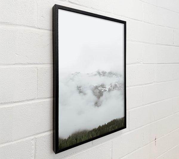 White Peak In Fog
