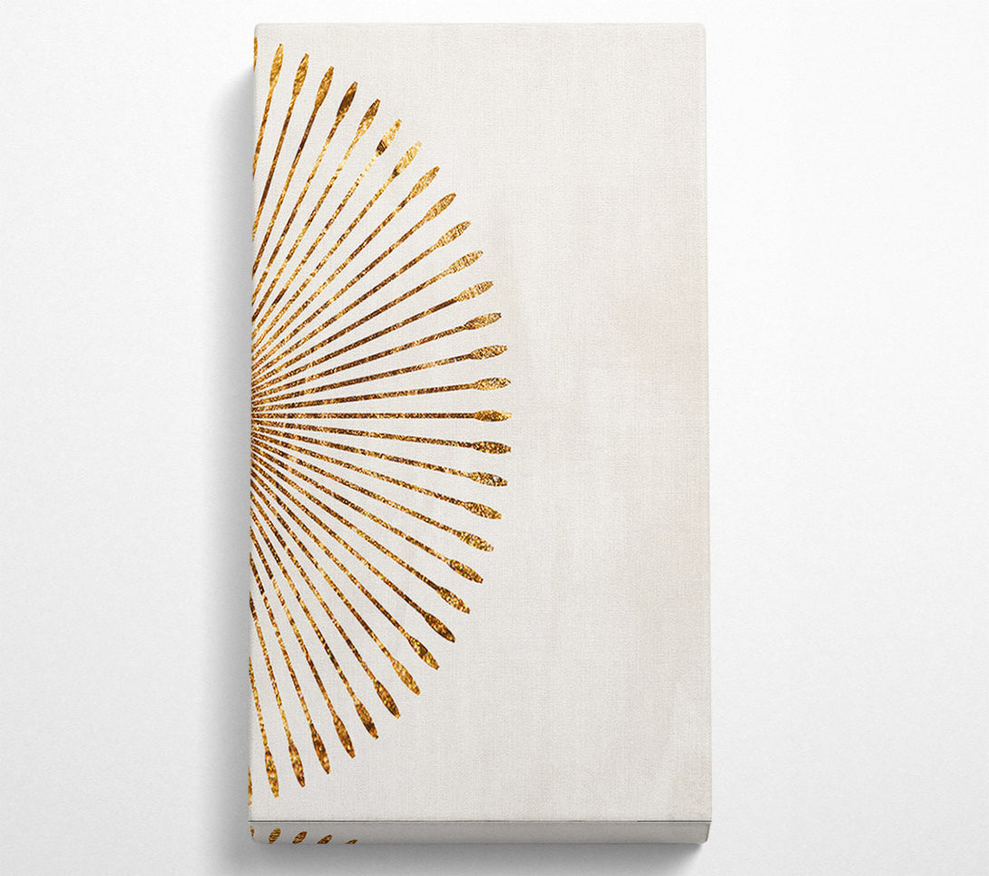  A Canvas Print of Gold Burst Canvas Print