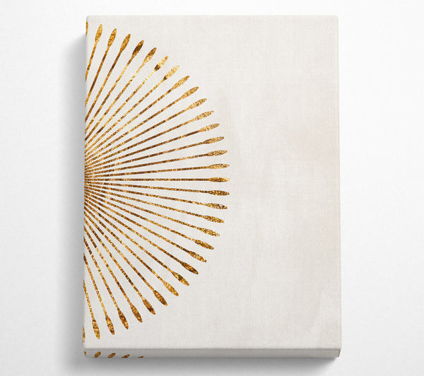  A Canvas Print of Gold Burst Canvas Print