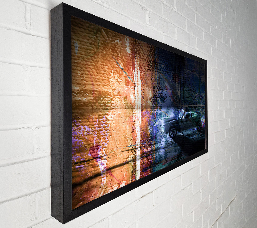  A Canvas Print of Blue Night Drive Canvas Wall Art