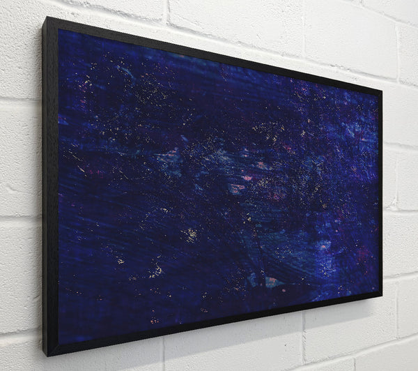Indigo Abstract Strokes
