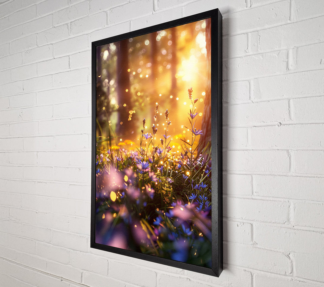  A Canvas Print of Golden Hour Bloom Canvas Print