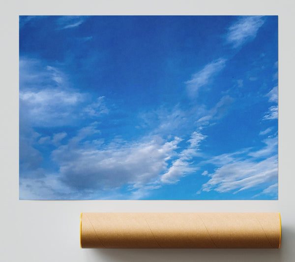 Azure Sky Dreams Poster