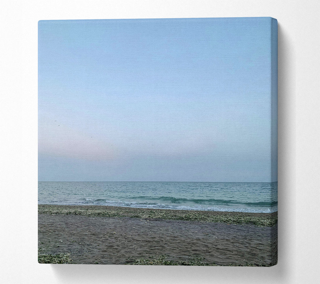  A Canvas Print of Blue And Grey Horizon Canvas Wall Art