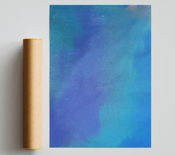 Azure Sky Fade Print