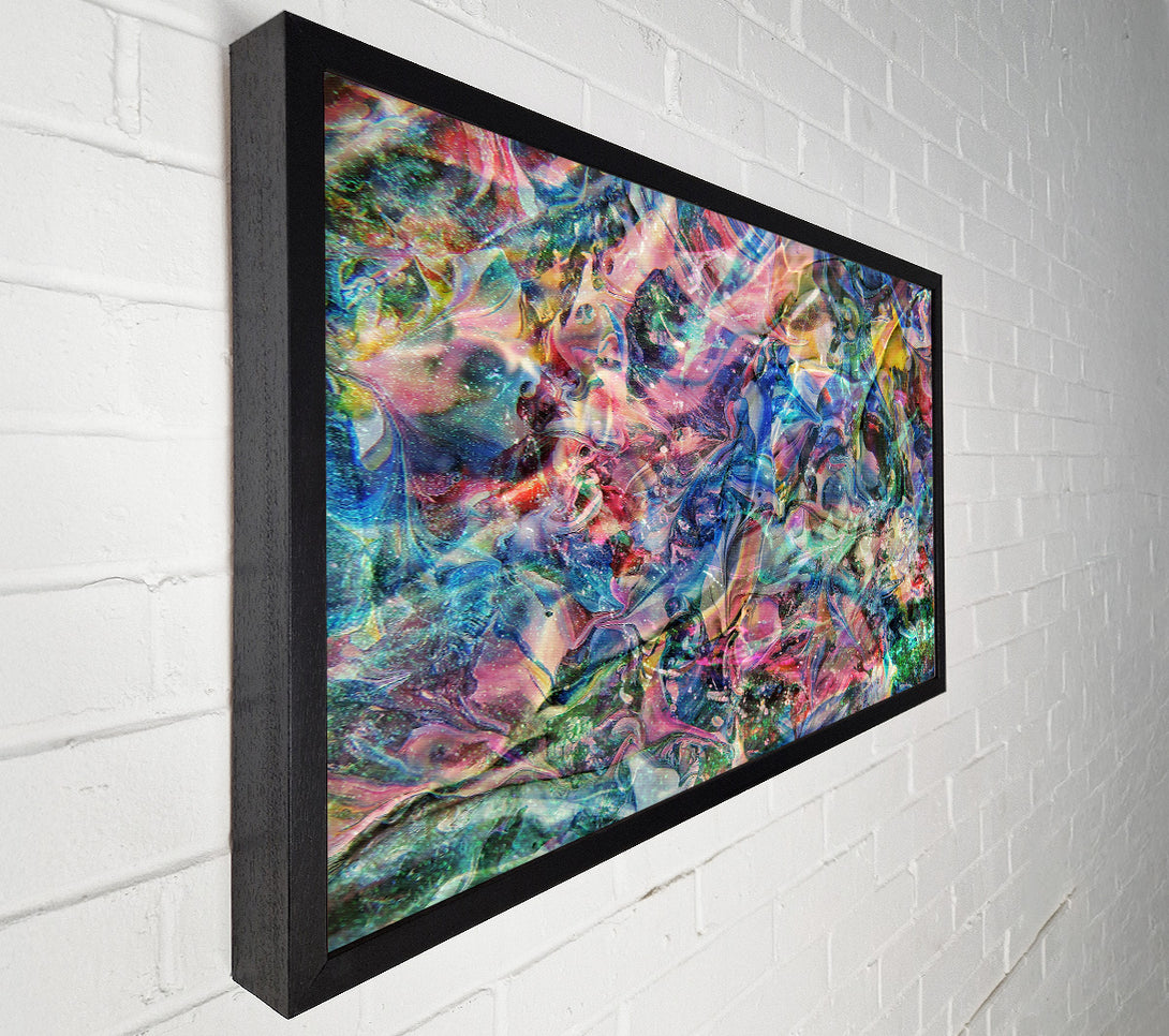  A Canvas Print of Emerald Swirling Dreams Canvas Art