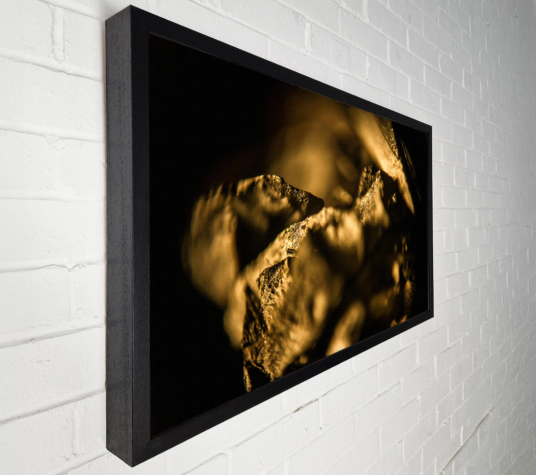  A Canvas Print of Golden Embers Glow Canvas Print