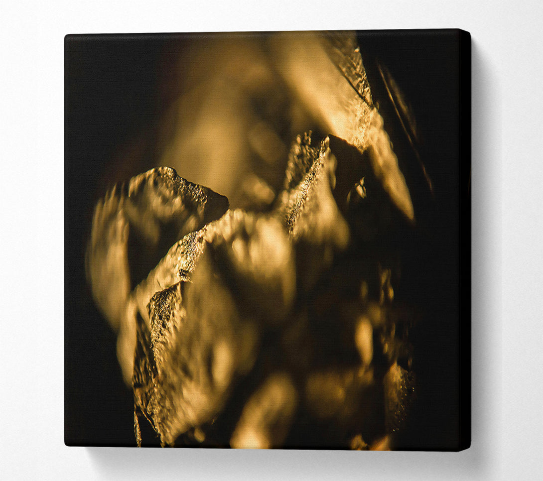  A Canvas Print of Golden Embers Glow Canvas Print