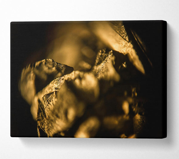  A Canvas Print of Golden Embers Glow Canvas Print
