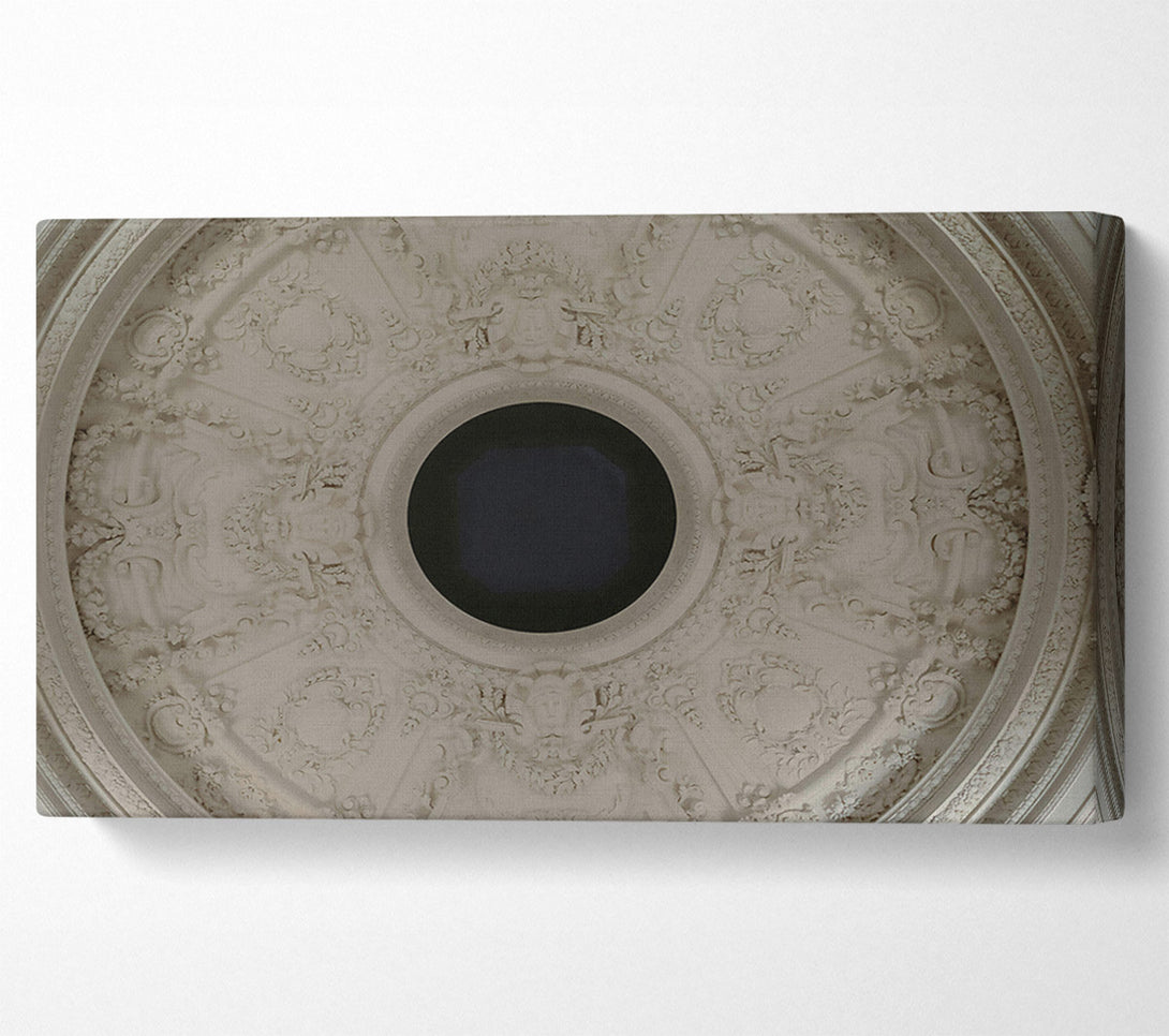  A Canvas Print of Ivory Ornate Dome Canvas Art