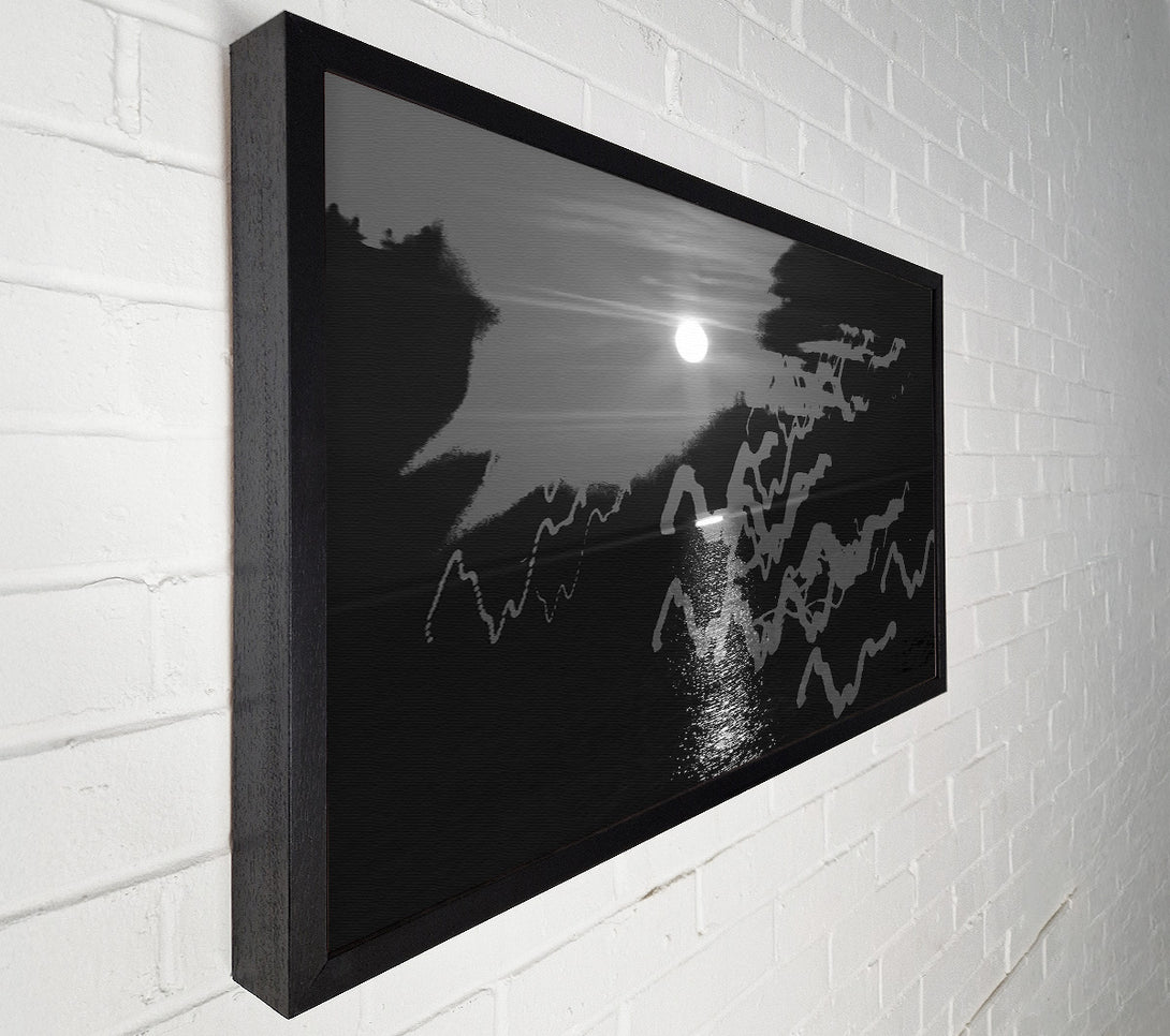  A Canvas Print of Silver Water Reflections Canvas Art