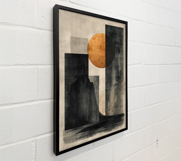 Golden Abstract Forms