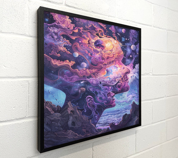 Purple Cosmic Embrace