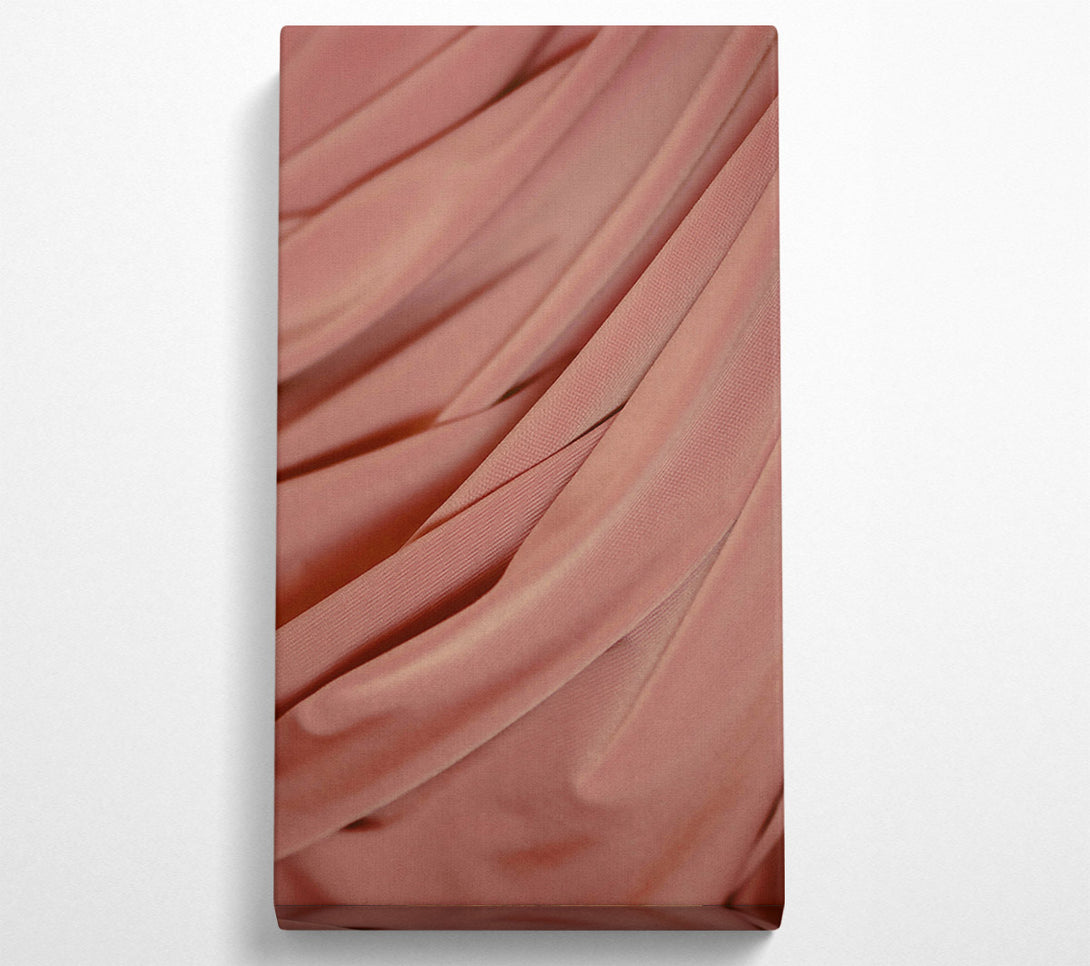  A Canvas Print of Roseate Fabric Swirls Canvas Print