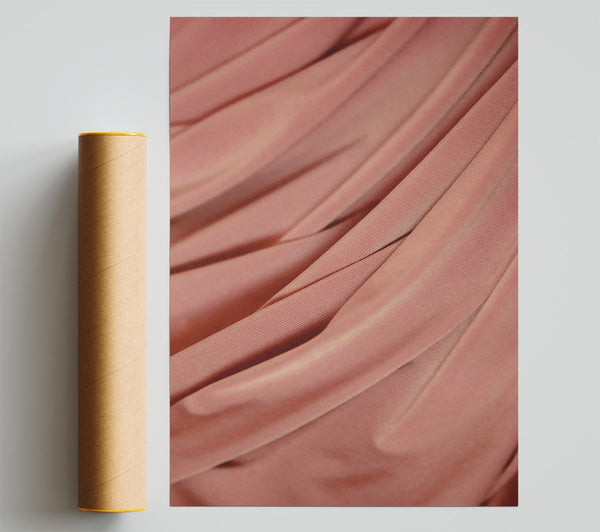Roseate Fabric Swirls Giclee Print