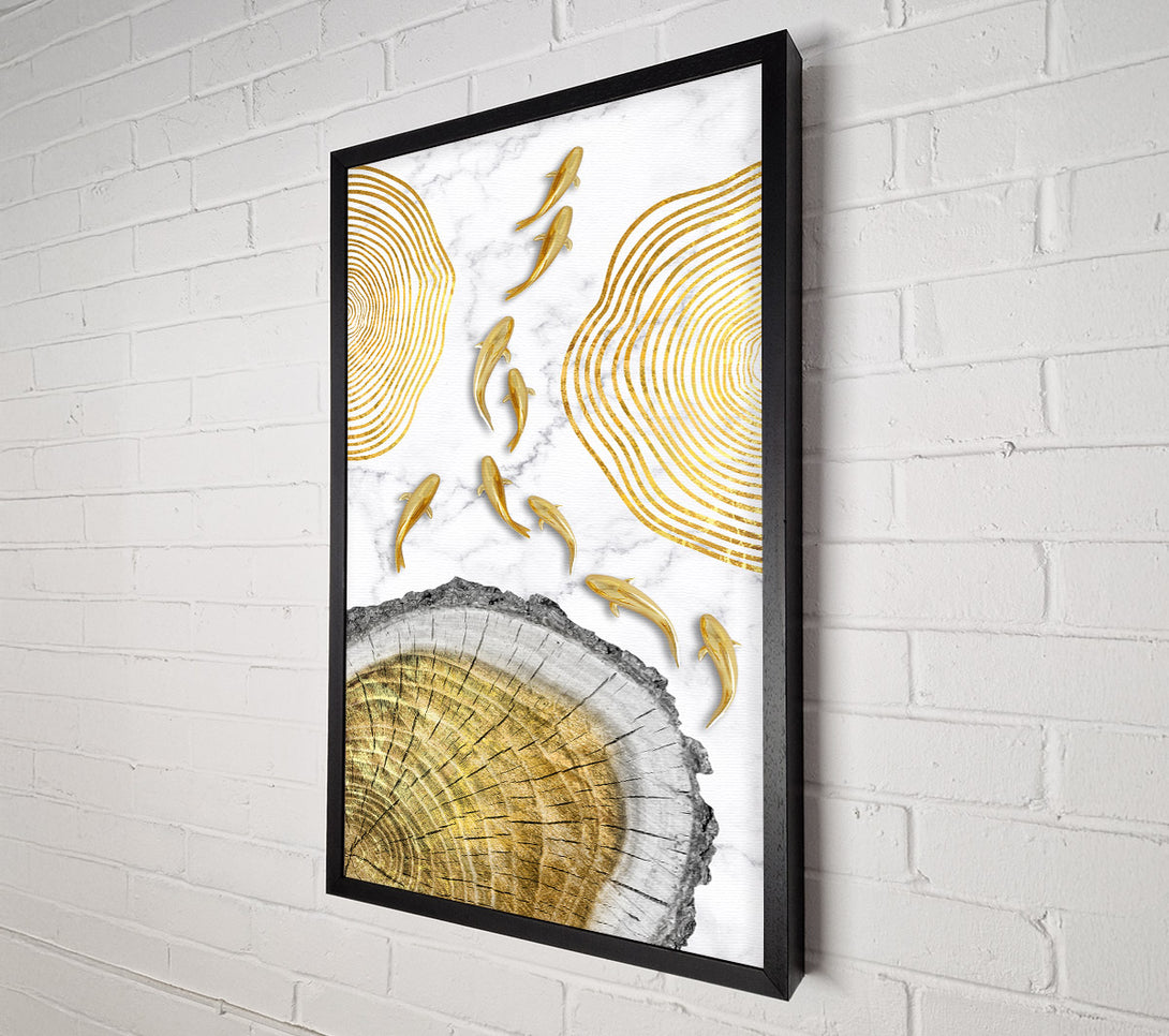  A Canvas Print of Gold Fish (2) Canvas Print