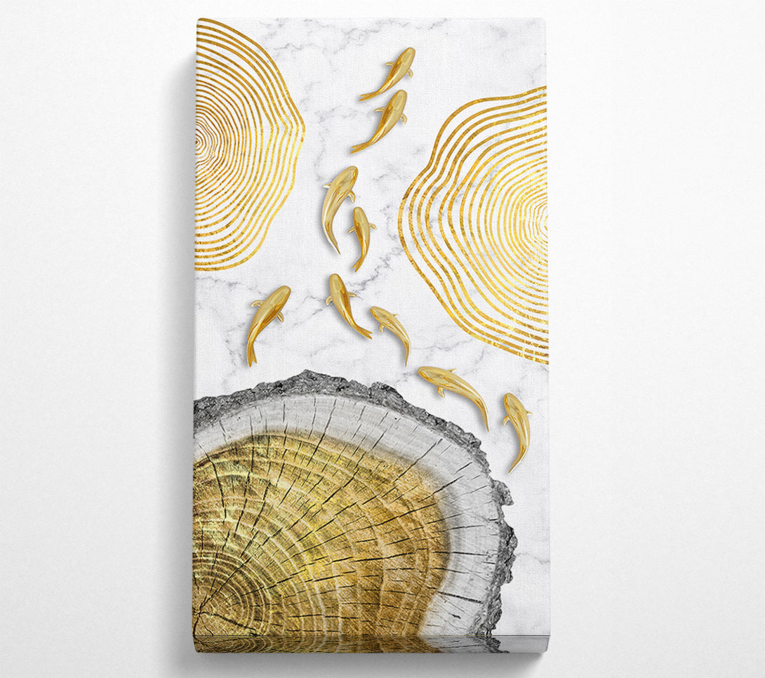  A Canvas Print of Gold Fish (2) Canvas Print
