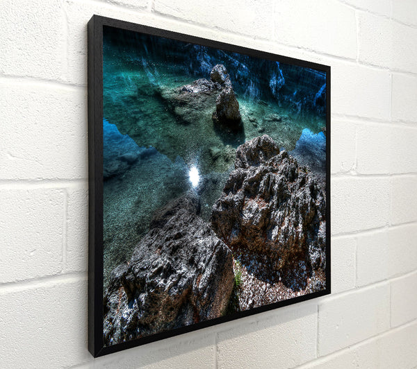 Aqua Stone Reflections