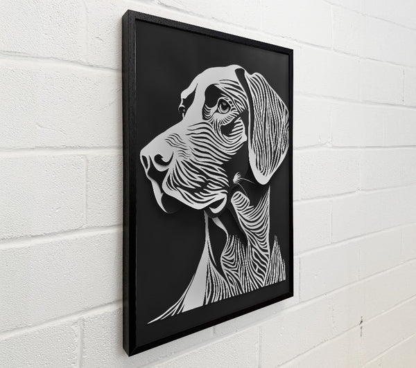 White Paper Dog