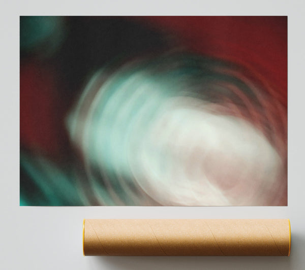 Emerald Swirl Poster