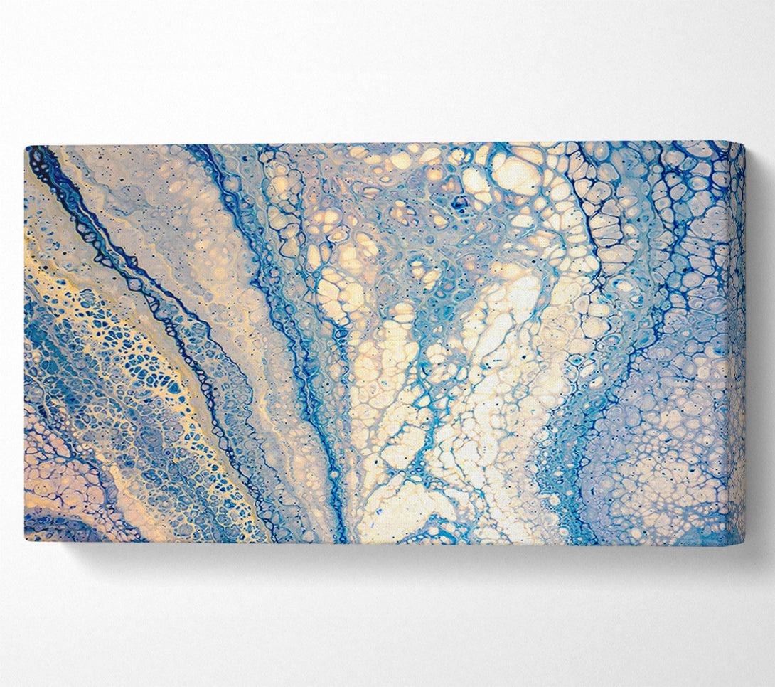  A Canvas Print of Pale Blue Swirls Canvas Art