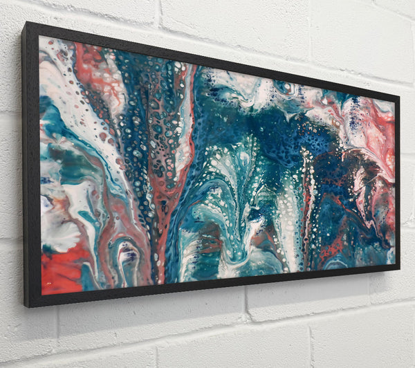 Teal Abstract Swirls