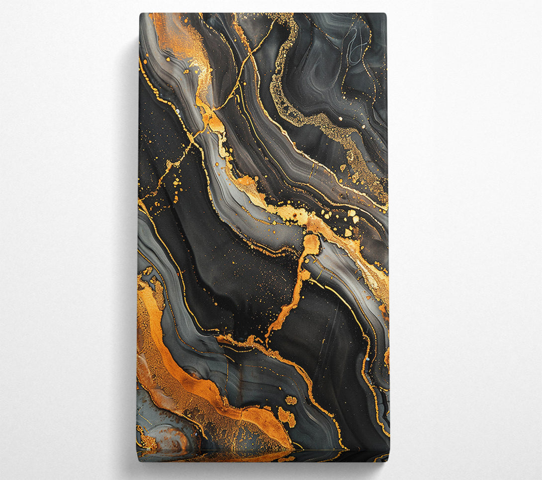 A Canvas Print of Gold Flow Canvas Print