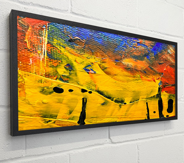 Sunlit Yellow Abstract