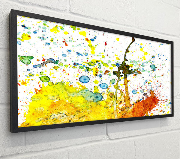 Yellow Splatter Symphony.