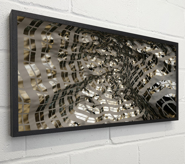 Silver Cityscape Distortion