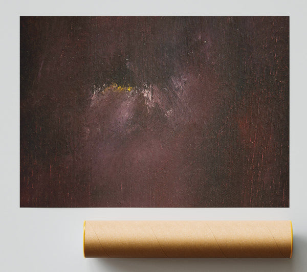 Crimson Whispers Of Gold Print