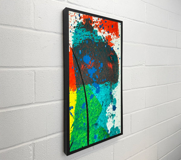 Teal Abstract Splashes
