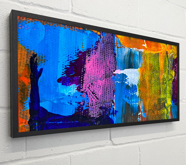 Blue And Pink Abstract