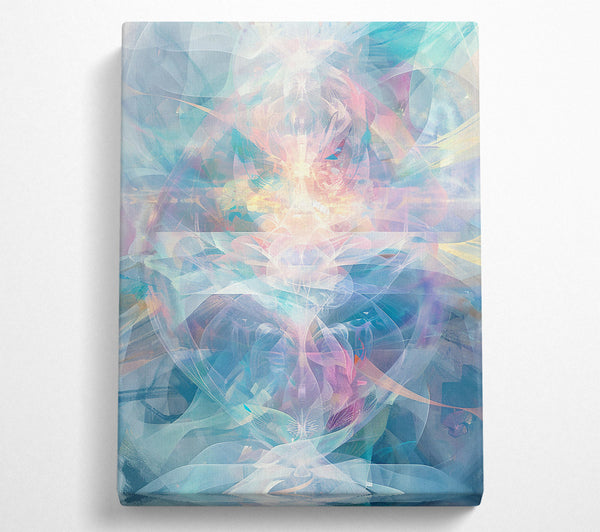  A Canvas Print of Azure Light Dance Canvas Art