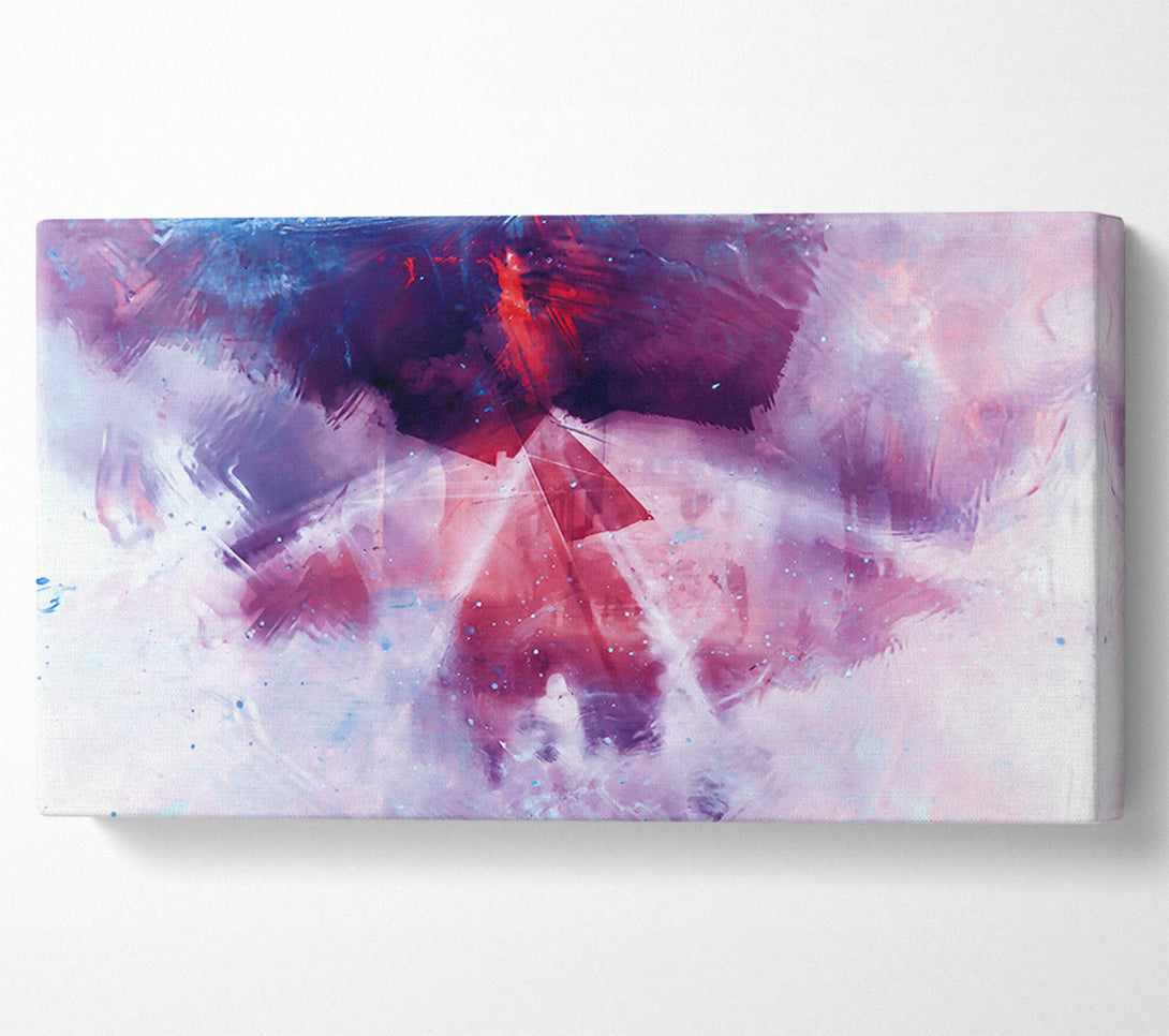  A Canvas Print of Crimson Abstract Dreamscape Canvas Print