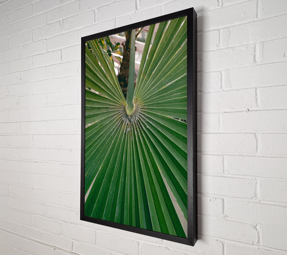  A Canvas Print of Emerald Palm Fronds Canvas Art