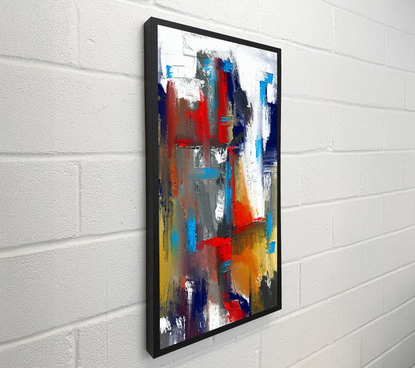 Red And Blue Abstract
