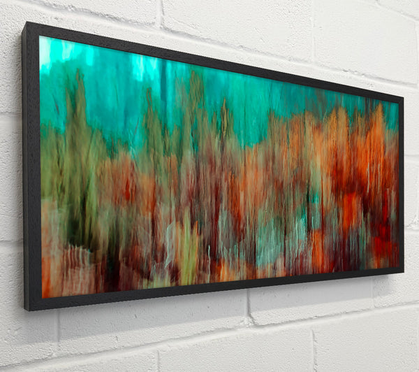 Teal And Rust Symphony