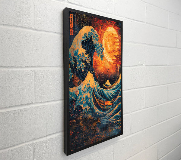 Golden Wave Crash
