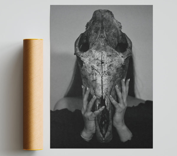 White Bone Embrace Poster