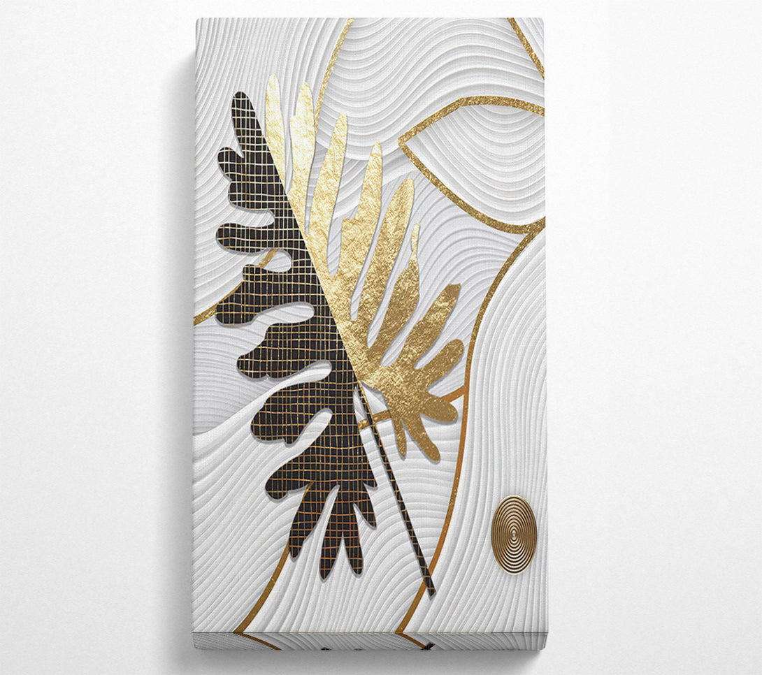 A Canvas Print of Gold Lead Embossed Canvas Wall Art