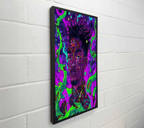 Purple Cosmic Bloom
