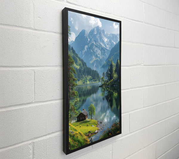 Azure Mountain Reflection
