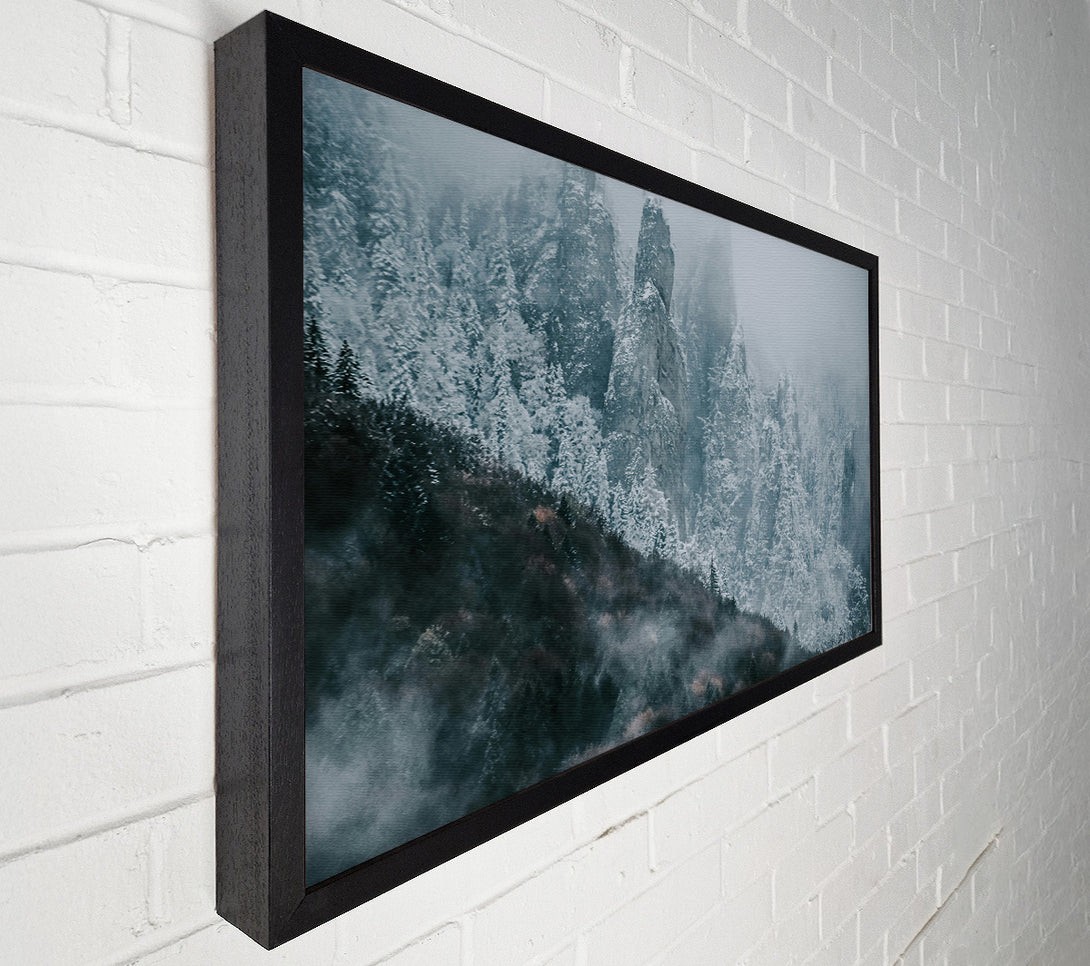  A Canvas Print of Silver Mountain Mist Canvas Art