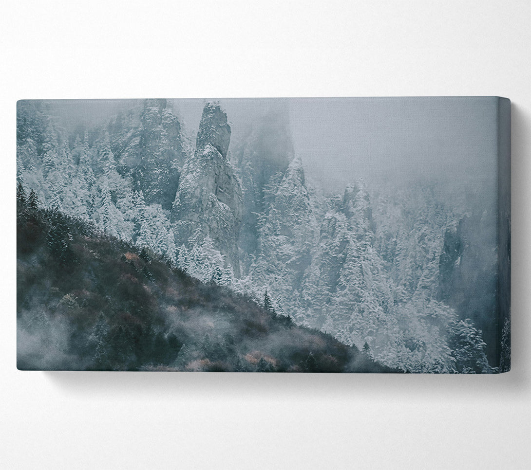  A Canvas Print of Silver Mountain Mist Canvas Art