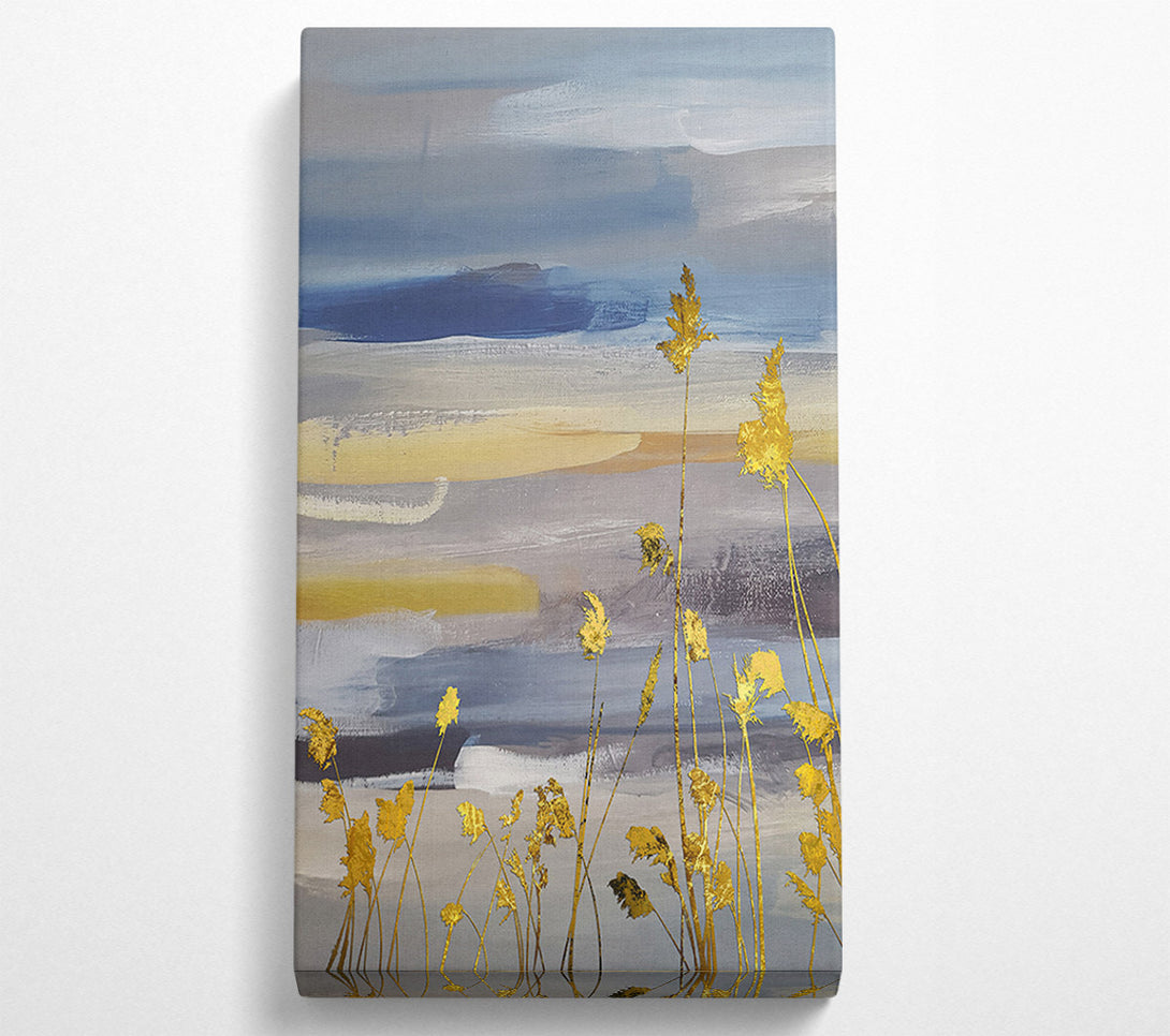  A Canvas Print of Gold Leaf Wheat Canvas Print